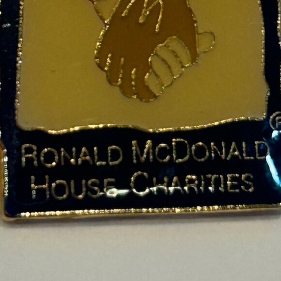 Ronald McDonald House Charities House Shaped Metal Lapel Pin 1990s - Picture 3 of 5